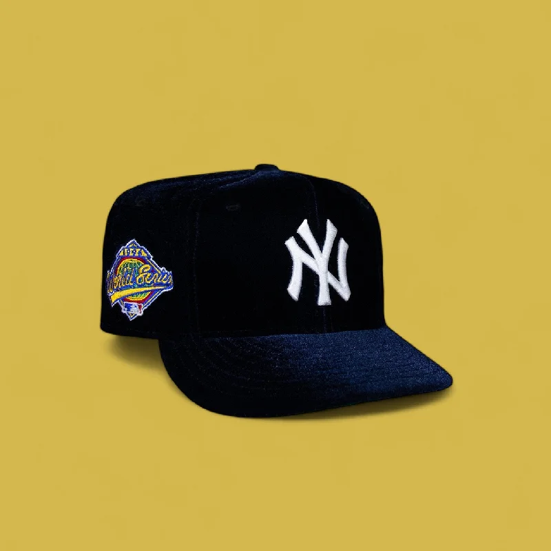 baseball hat feel -  New York Yankees All Navy Velvet 1996 world Series