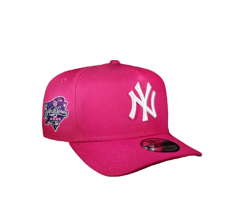 baseball hat surge -  New York Yankees Beetroot Pink 950 AFrame 00 WS Snap Back