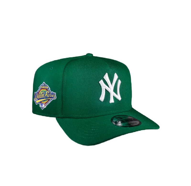 baseball hat pull -  New York Yankees Kelly Green 950 AFrame 96 WS Snap Back