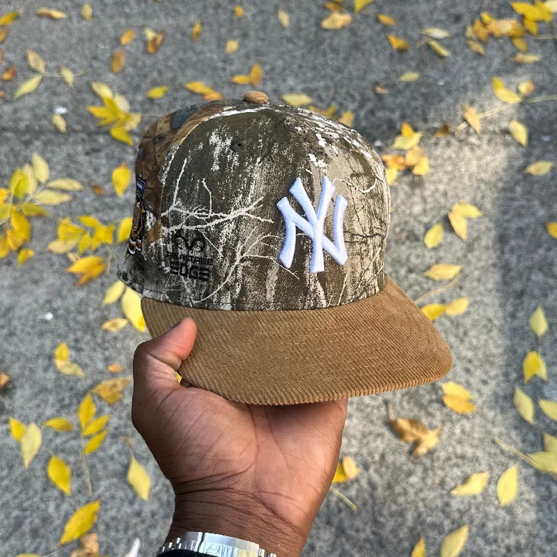 baseball hat prize -  New York Yankees Real Tree & Wheat Corduroy 100 Years