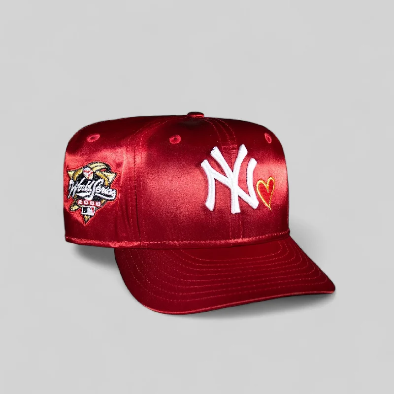 baseball hat tribe -  New York Yankees Satin Red Heart 200 World Series