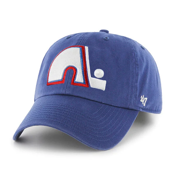 baseball hat one -  Nordiques Adjustable Clean Up Hat - Royal Blue