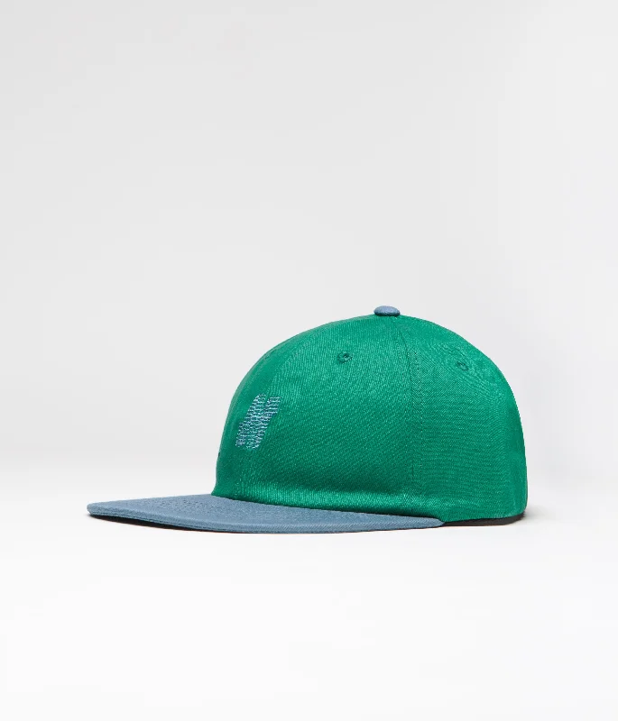 baseball hat twist -  North N Logo Two Tone Cap - Green / Navy