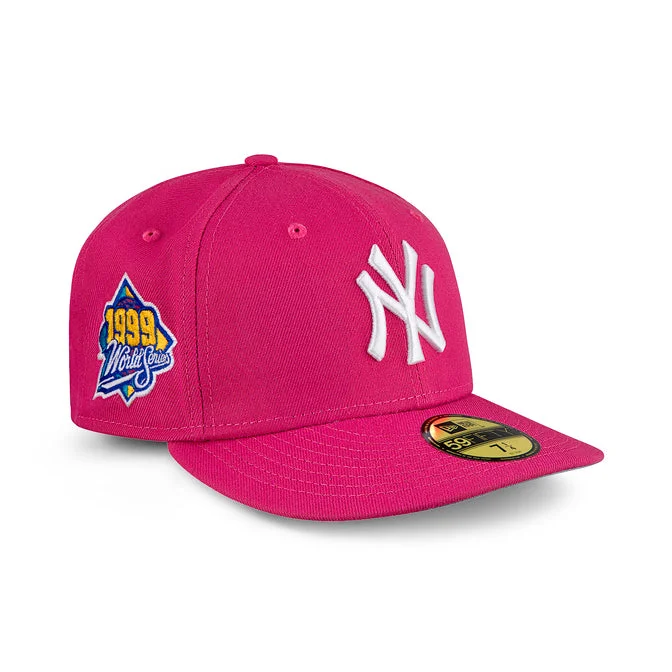 baseball hat rise -  New York Yankees Hot Beetroot Pink Grey UV 1999 WS.