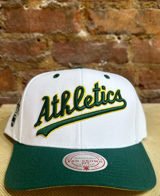 baseball hat rock -  Oakland Athletics Snapback Hat - Mitchell & Ness