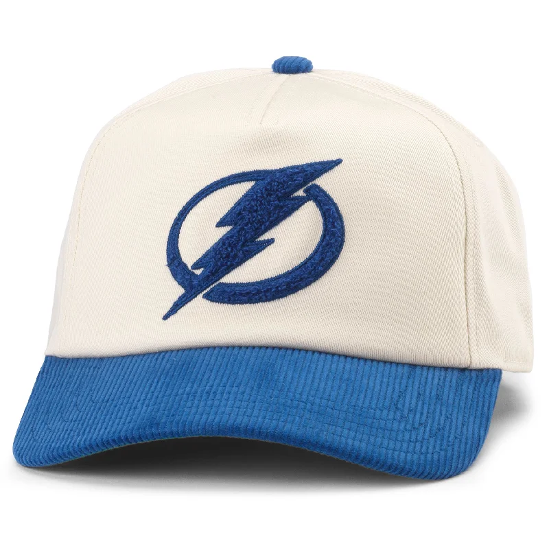 baseball hat journey -  Tampa Bay Lightning Burnett White & Royal Snap Back