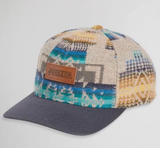 baseball hat style -  Pendleton Chief Joseph Blue Wool Cap