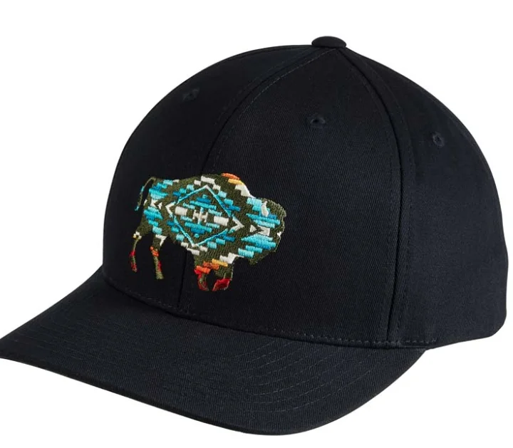 baseball hat twist -  Pendleton Embroidered Buffalo Trucker Cap