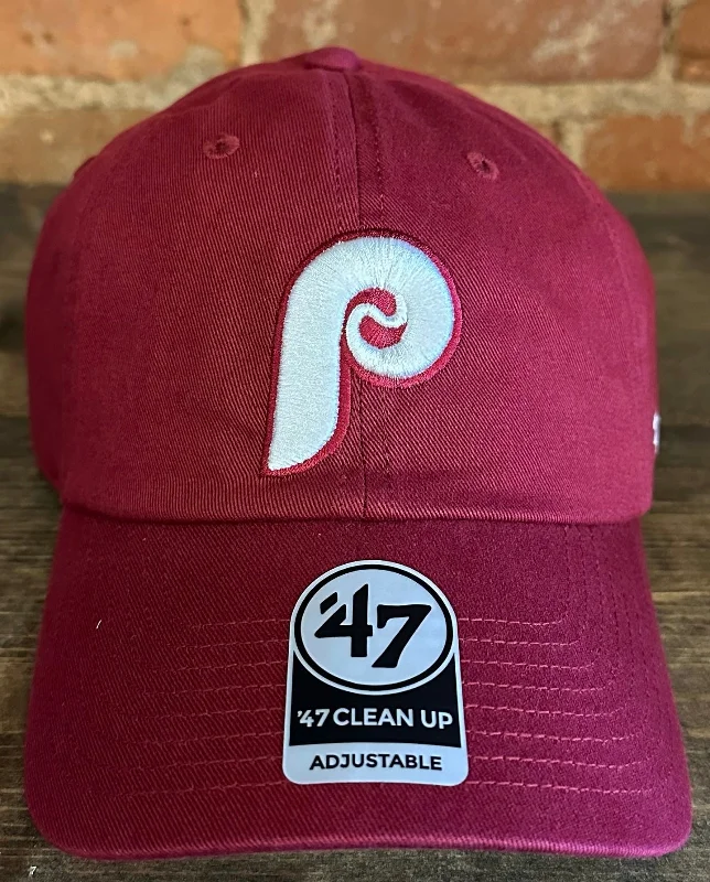 baseball hat thrive -  Philadelphia Phillies Clean Up Hat - 47 Brand