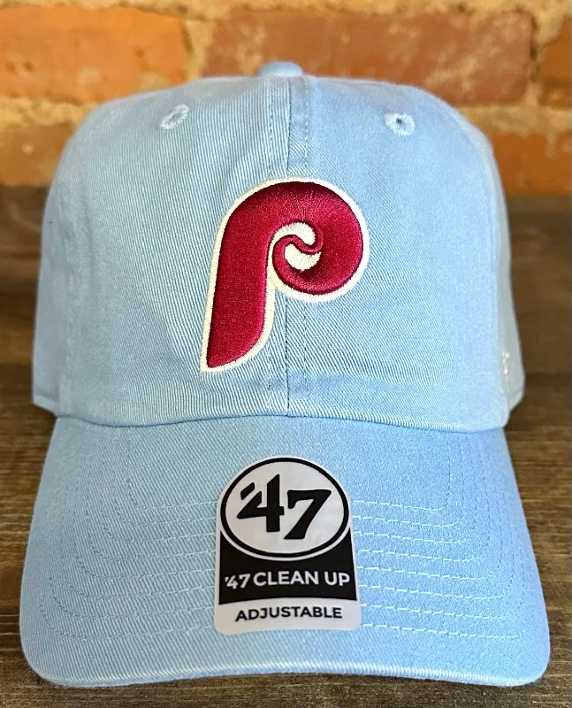 baseball hat glow -  Philadelphia Phillies Retro Clean Up Hat - 47 Brand