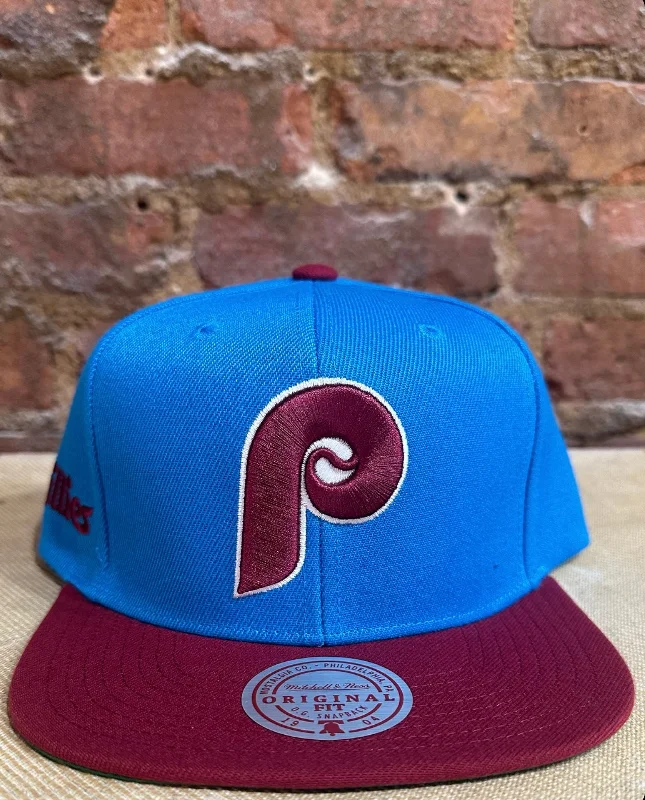 baseball hat sway -  Philadelphia Phillies Snapback Hat - Mitchell & Ness