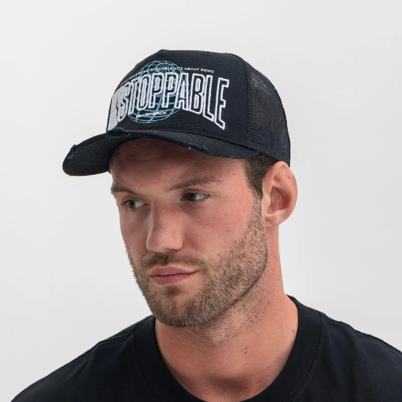 baseball hat touch -  Unstoppable Globe Cap Black