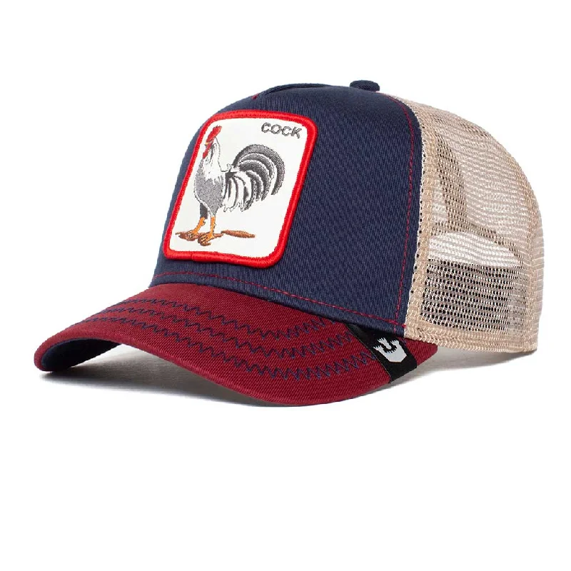 baseball hat curve -  Rooster Trucker Hat