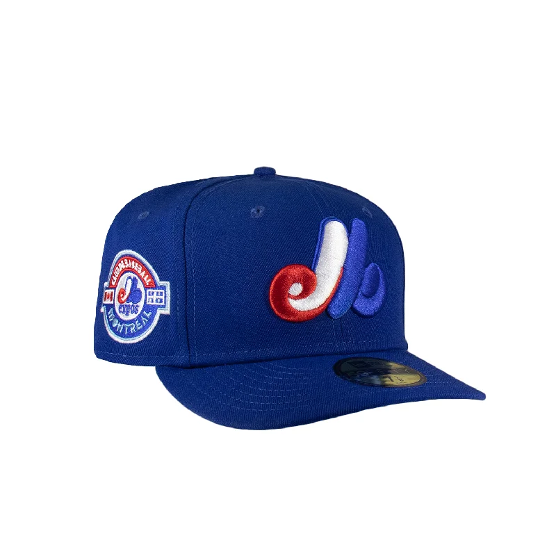 baseball hat beat -  Montreal Expos All Royal Blue Grey UV