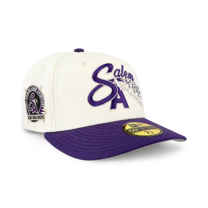 baseball hat smell -  Salem Avalanche Chrome & Purple 01 Champions