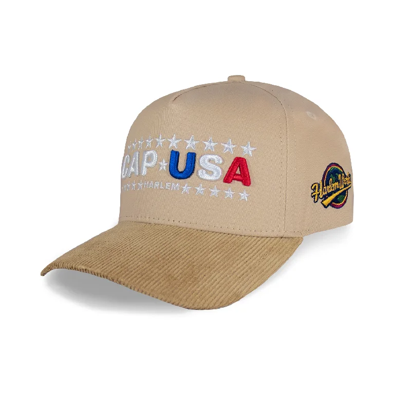 baseball hat squad -  CAP USA All Camel & Corduroy Snapback