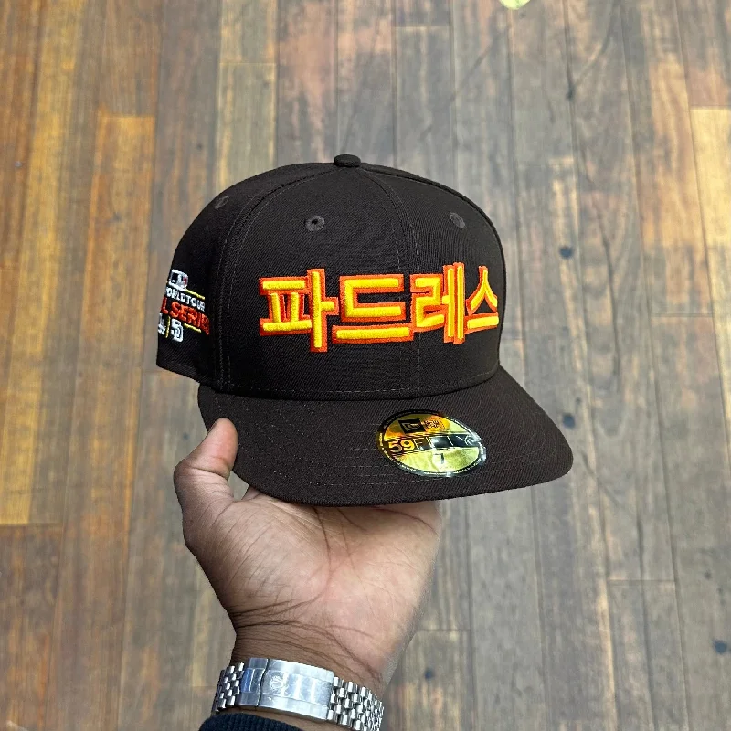 baseball hat road -  San Diego Padres All Brown Seoul Series South Korea