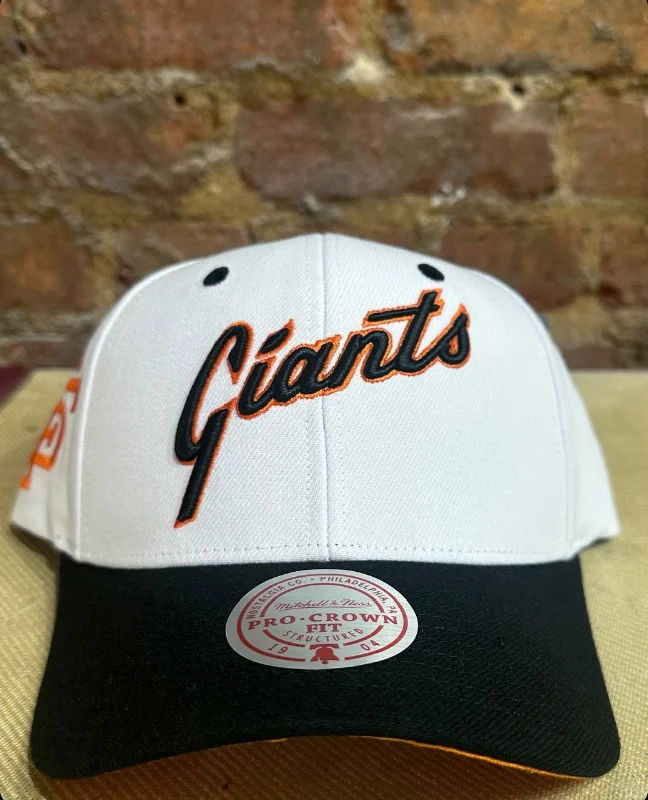 baseball hat glory -  San Francisco Giants Pro Crown Fit Snapback Hat - Mitchell & Ness