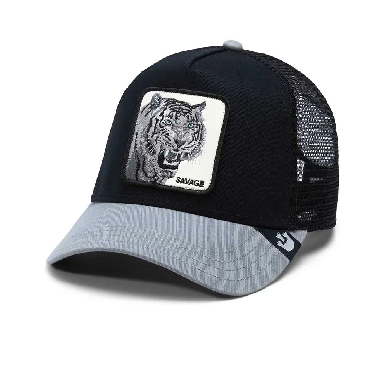 baseball hat world -  Savage Tiger Trucker Hat