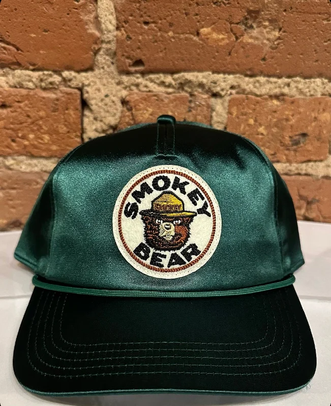 baseball hat be -  Smokey Bear Satin Hat - American Needle