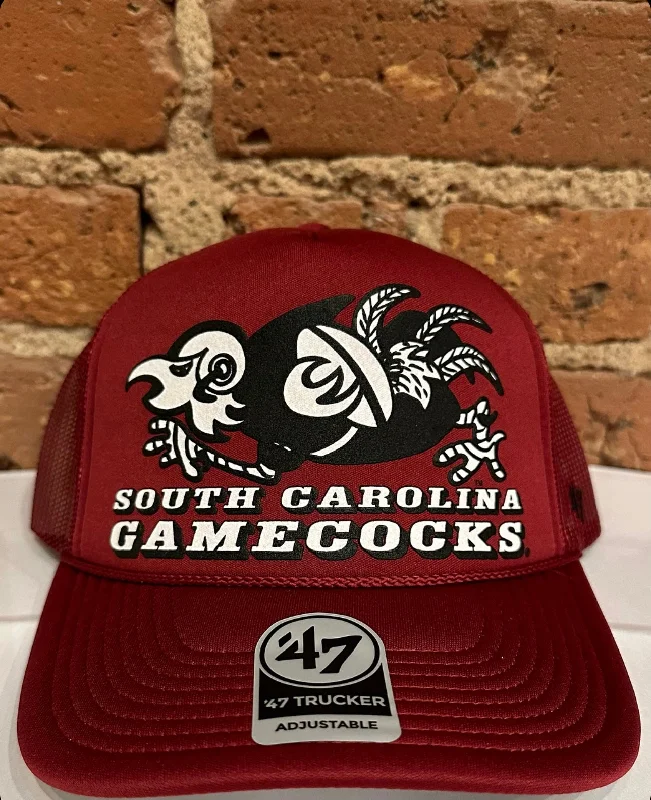 baseball hat groove -  South Carolina Gamecocks Retro Foam Trucker Hat - 47 Brand