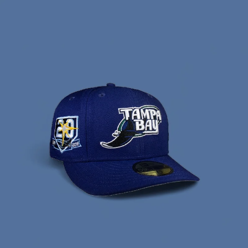 baseball hat breathe -  Tampa Bay Rays All Dark Royal 20Th Anniversary