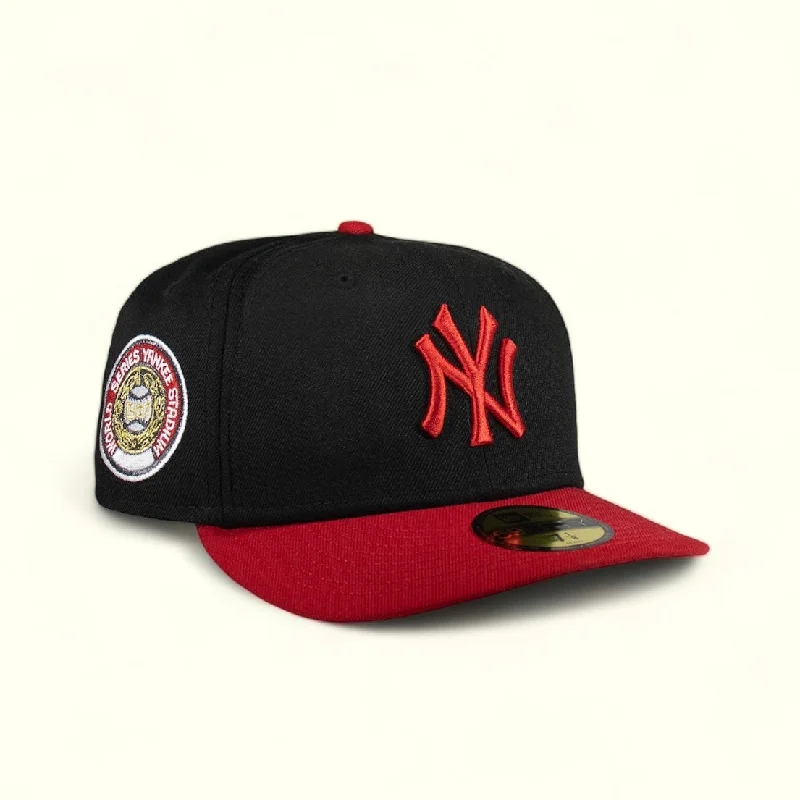 baseball hat track -  New York Yankees Black & Red 1937 WS Grey UV