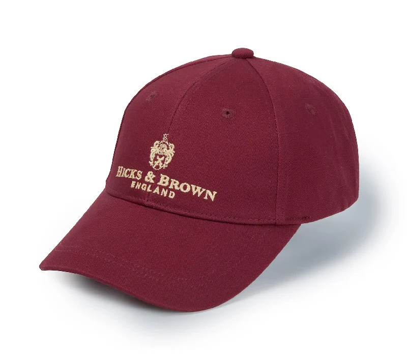 baseball hat you -  The Cotton Baseball Cap in Maroon