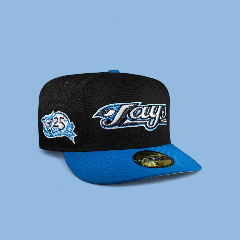 baseball hat rock -  Toronto Blue Jays Black & Cardinal Blue 25th Anniversary