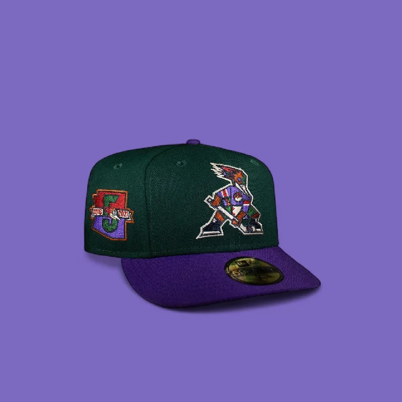 baseball hat thrive -  Tucson Roadrunners Green and Purple Hockey