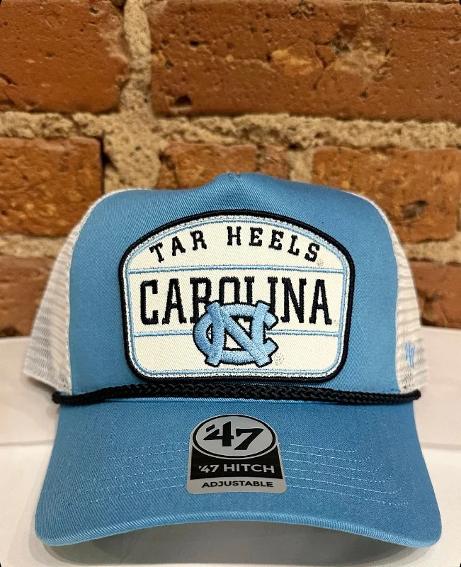 baseball hat push -  UNC Tar Heels Patch Hitch Hat - 47 Brand