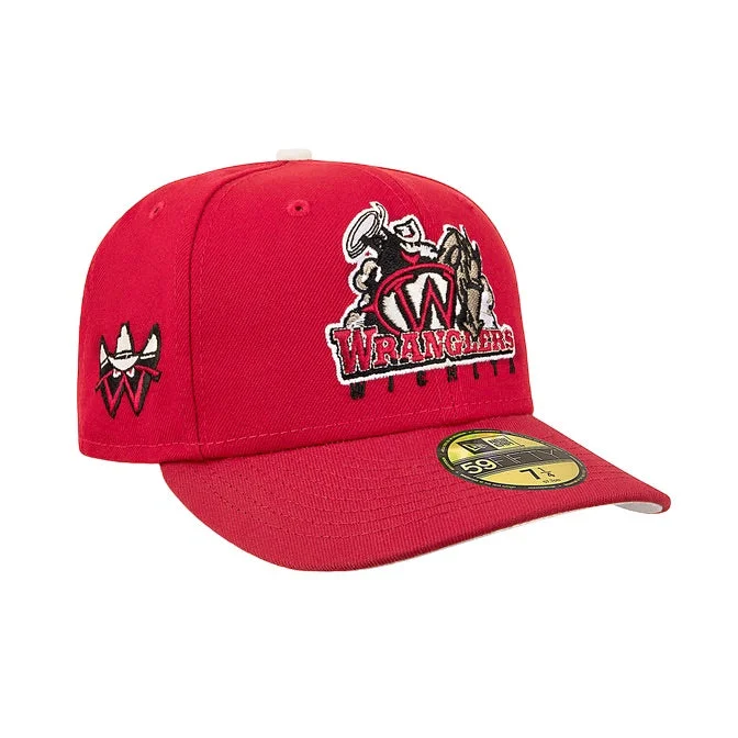 baseball hat sway -  Wichita Wranglers 2T Red and Cardinal Grey UV