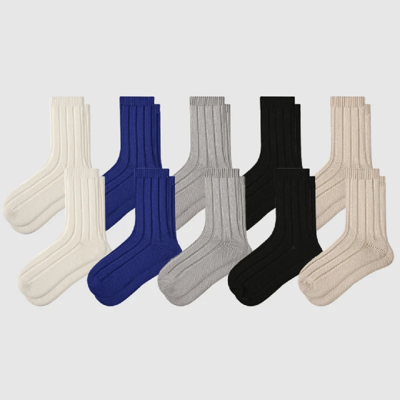 sock benefits running -  10-Pack Unisex Textured Crew Socks