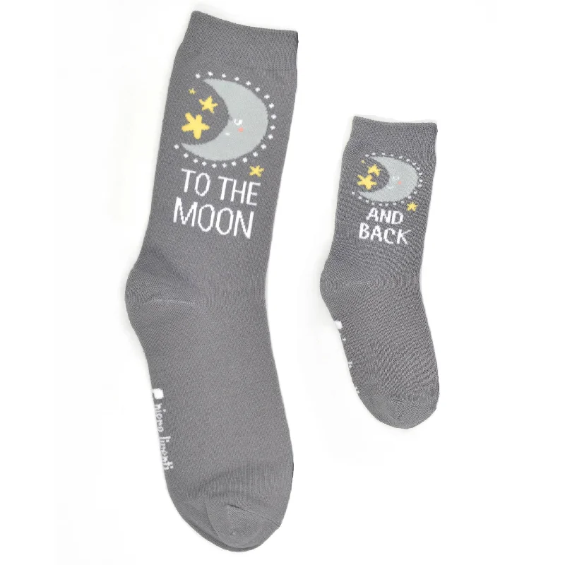 sock codes custom -  Sidekicks 2-pair To the Moon & Back - Mommy & Me Socks Set