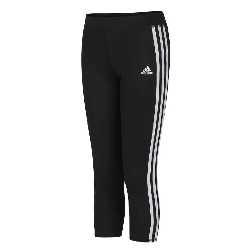 sock fashion thermal -  adidas - Girls' (Junior) 3 Stripes 7/8 Tights (GA2735)