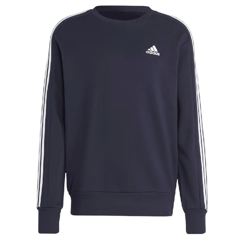 sock packaging hiking -  adidas - Men's Essentials French Terry 3 Stripes Sweater (IC9318)