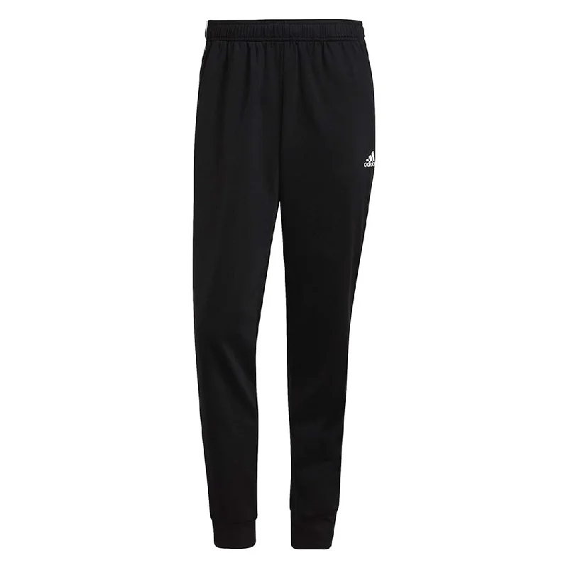 sock materials thermal -  adidas - Men's Tapered 3 Stripes Track Pants (H46105)