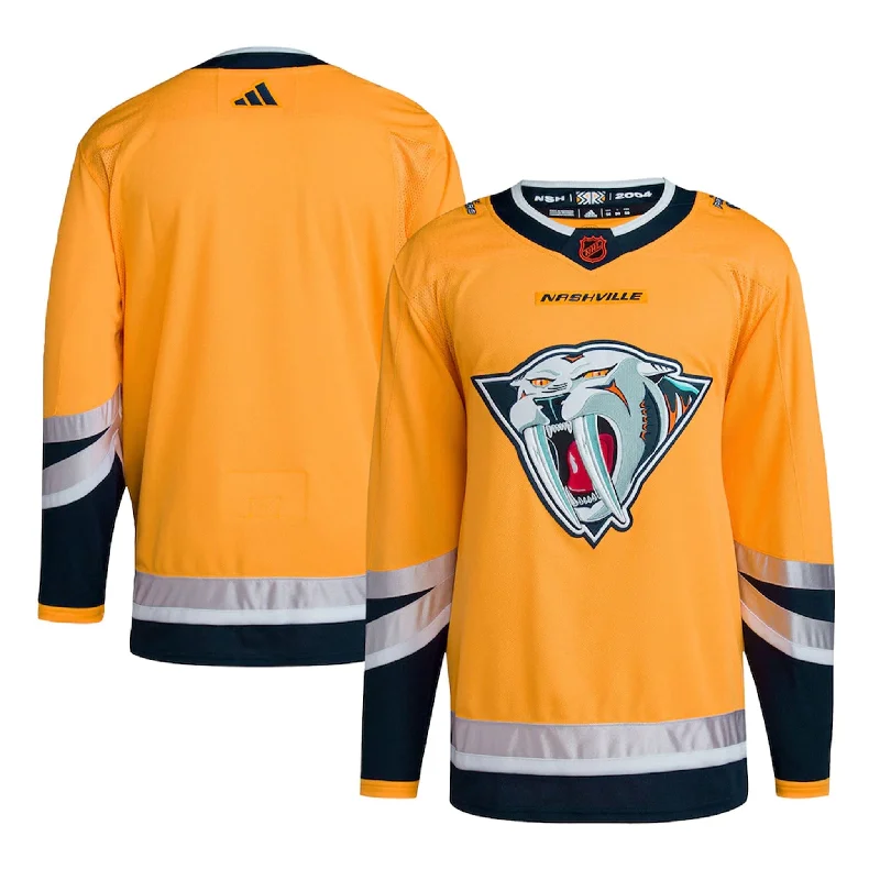 sock drying custom -  Nashville Predators Adidas PrimeGreen Reverse Retro Senior Jersey