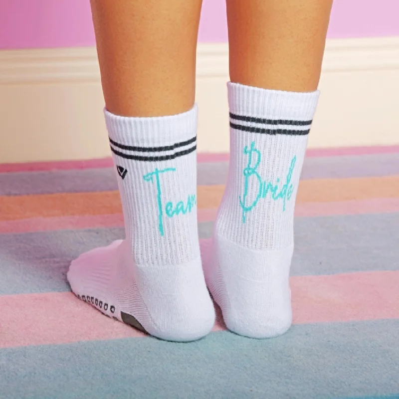 sock availability running -  Team Bride - Crew Grip Socks (Barre / Pilates)