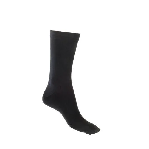 sock returns running -  Loose Top Tough Toe Bamboo Crew Socks in Black - Aussie Made