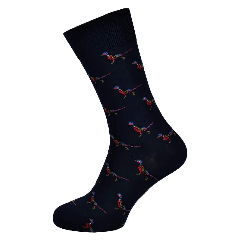 sock singles custom -  Barbour Mavin Pheasant Sock Navy