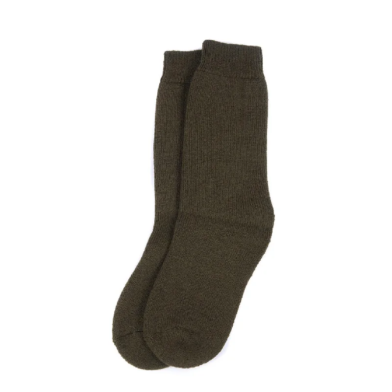 sock exchanges custom -  Barbour Wellington Calf Sock Olive Green