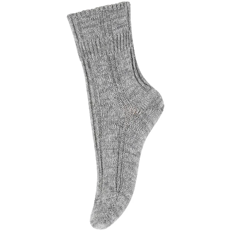 sock drying running -  Mp Danmark Bee Socks Grey Melange