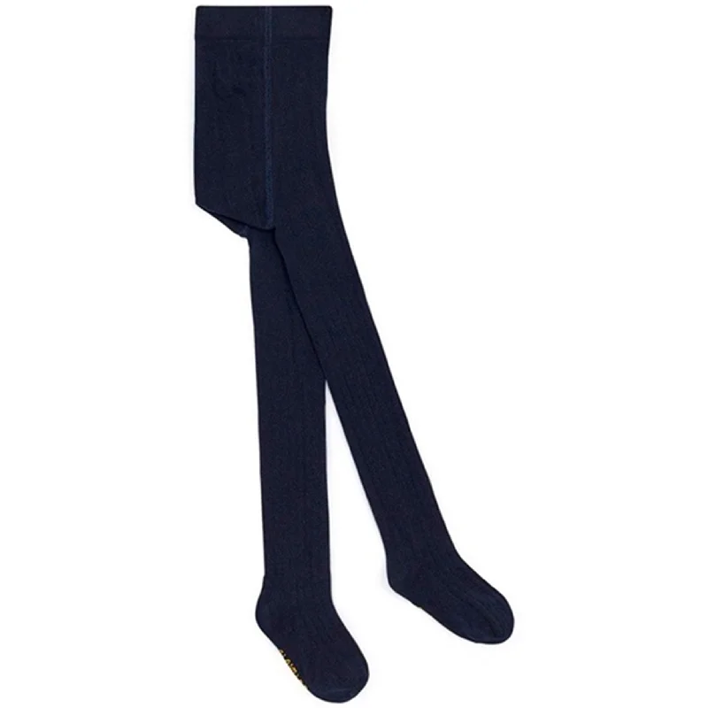 sock assortment hiking -  BONTON Navy Tights Rib