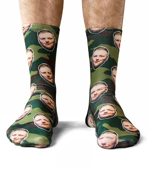 sock singles thermal -  Face Camo Socks