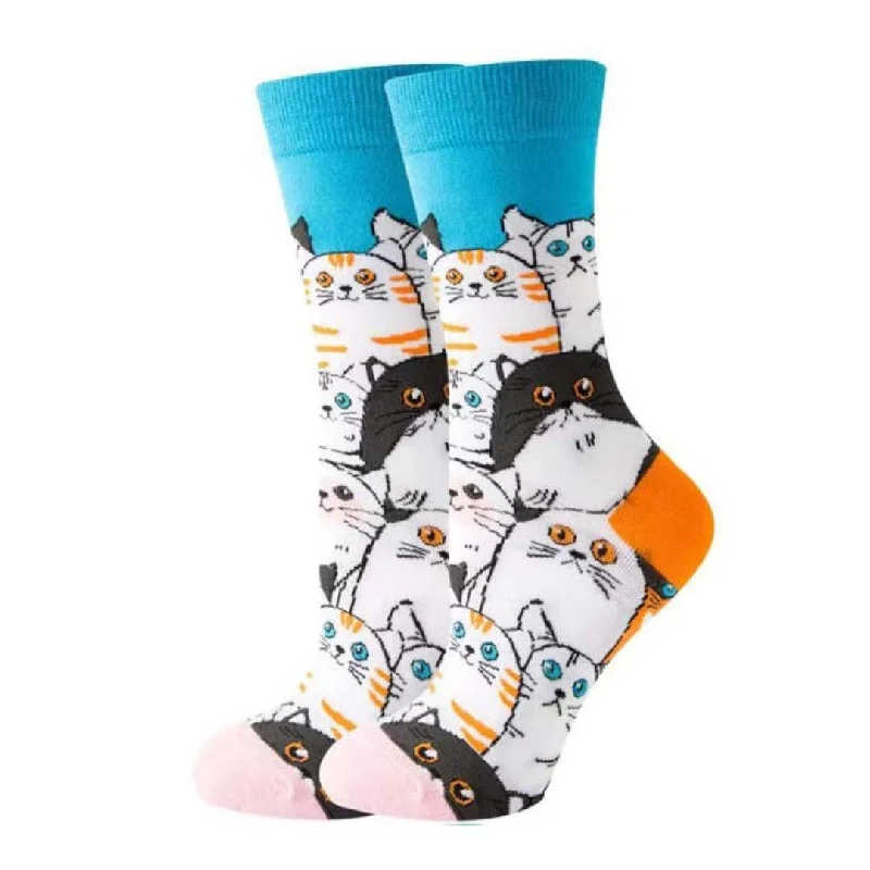 sock codes running -  Sock Panda - Cat Socks  (Adult Medium)