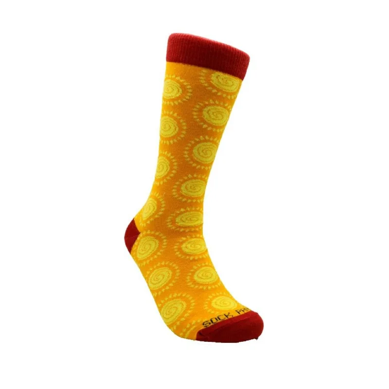 sock trends custom -  Sock Panda - Celestial Sun Pattern Socks