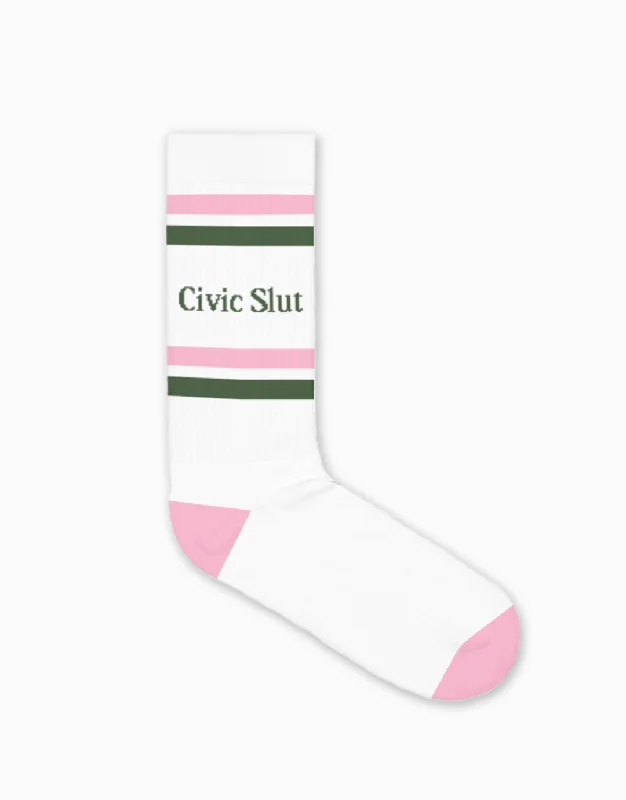 sock designs running -  Civic Slut Socks