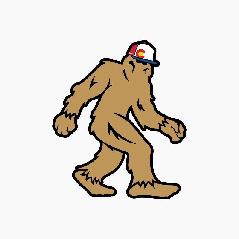 sock singles hiking -  Colorado Bigfoot Sticker