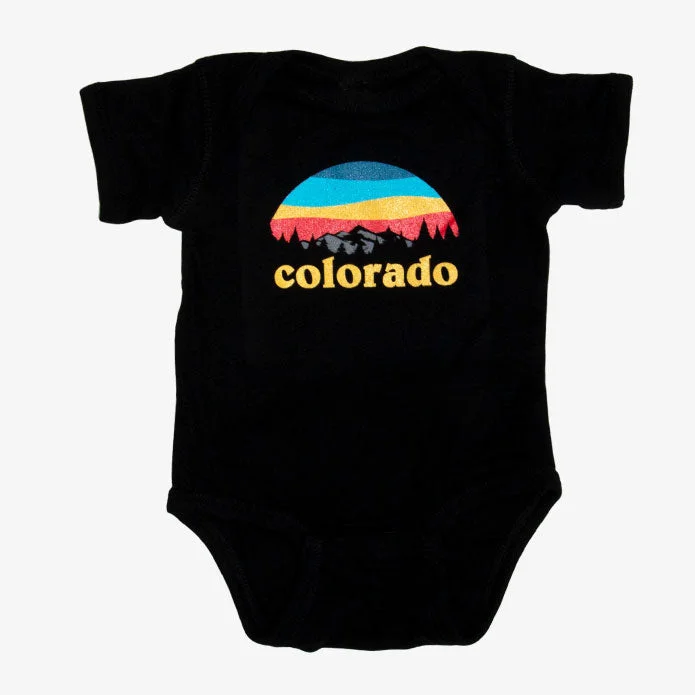 sock packaging running -  Colorado Landscape Onesie